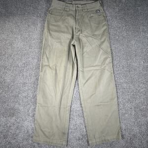 Vtg Split Surfwear Pants Mens 30x30 Tan Baggy Canvas Jeans Y2K Skateboarding